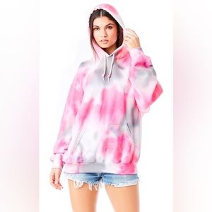 LF/Carmar Denim Cloud Tie Dye Hoodie